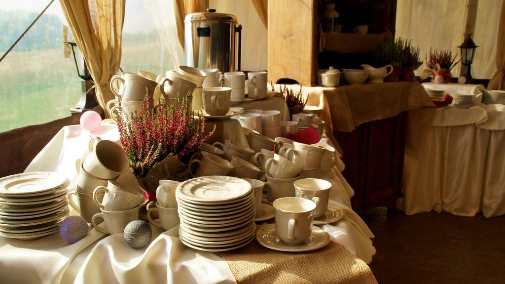 Dwor Na Wichrowym Wzgorzu Bed & Breakfast Przybyslawice Ngoại thất bức ảnh